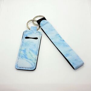 🎈5/$10🎈 matching wristlet and chapstick holder keychain..